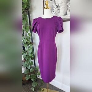 Elegant Magenta Women's Dress